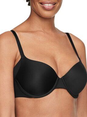 #1637 Warners Women's No Side Effects Seamless Comfort Underwire T-Shirt Bra